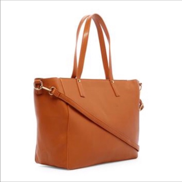 Oversized Studded Tote Cognac Color - Picture 2 of 5